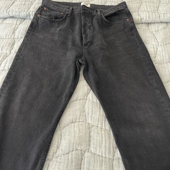 Agolde 90's Crop Jeans in Tar - Picture 11 of 11